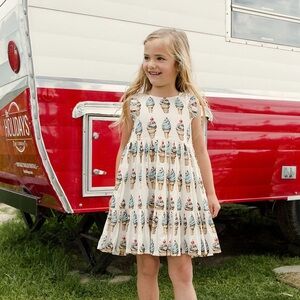 Pink Chicken / Kelsey Dress vintage soft serve ice cream